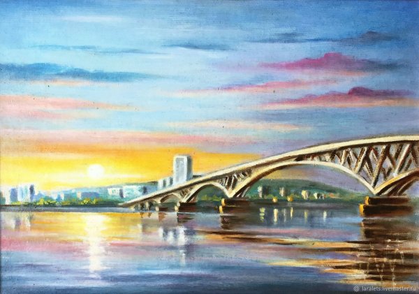 Волга Саратова в живописи