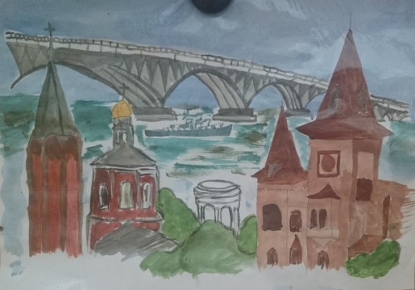 Рисунки Саратова детские