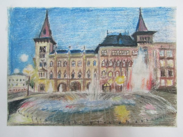 Консерватория Саратов карандашом