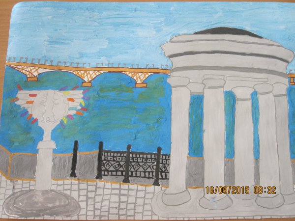 Рисунок мой любимый город Саратов