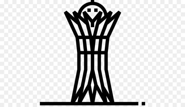 Байтерек раскраска для детей