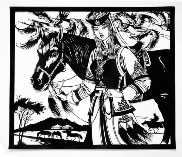 Монголия Графика