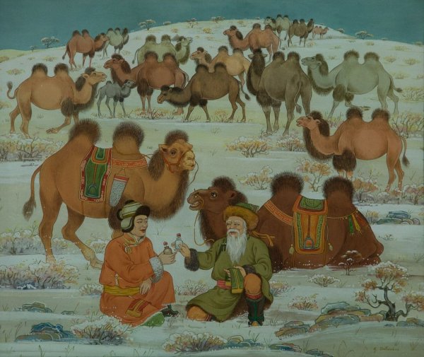 Картины Афанасия Осипова монголие