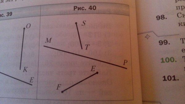 Пересекаются ли изображенные на рисунке 40