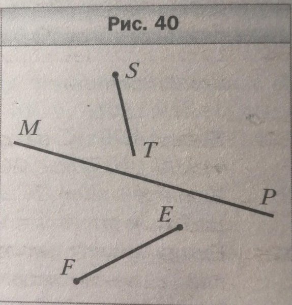 Пересекаются ли МР изображенные на рисунке 40