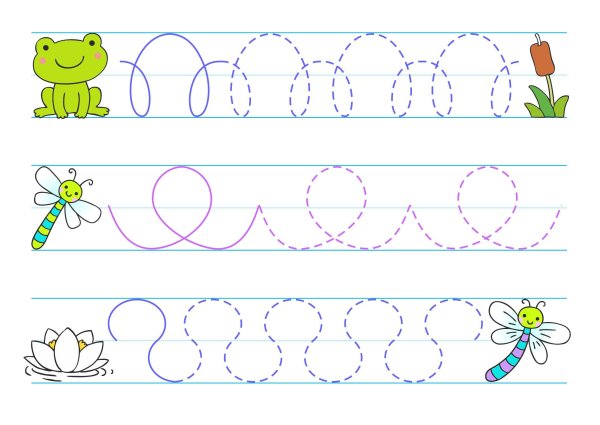 Зимние прописи для дошкольников