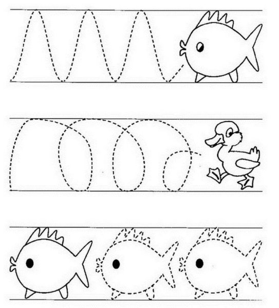 Задания для детей послушный карандаш