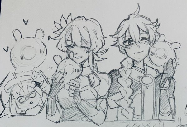 Альбедо скетч Геншин