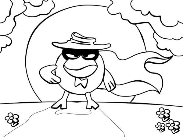 Кар Карыч рисунок фломастером