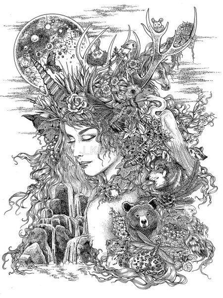 Богиня Макошь тату