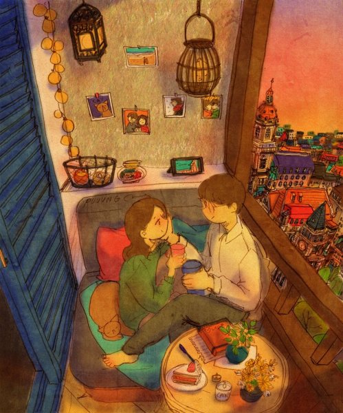 Уютные иллюстрации