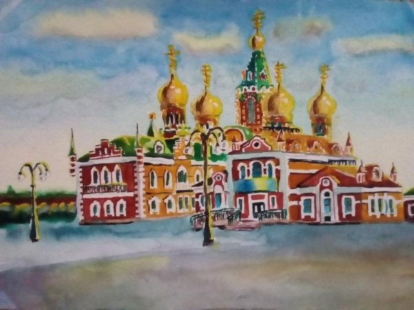 Архитектура Йошкар Олы рисунки