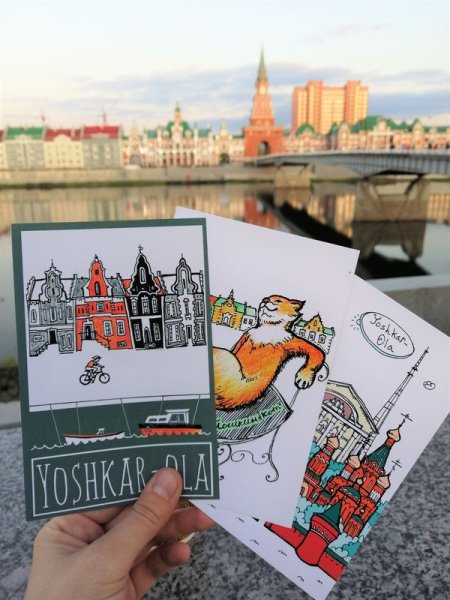 Достопримечательности Йошкар-Олы рисунки