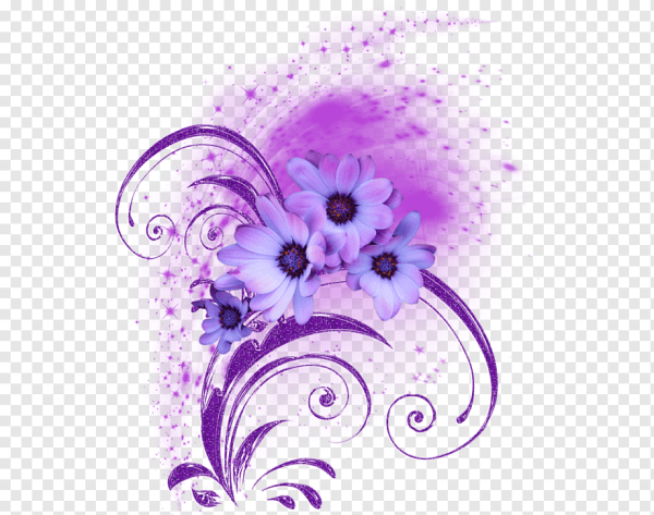 Сиреневые цветы