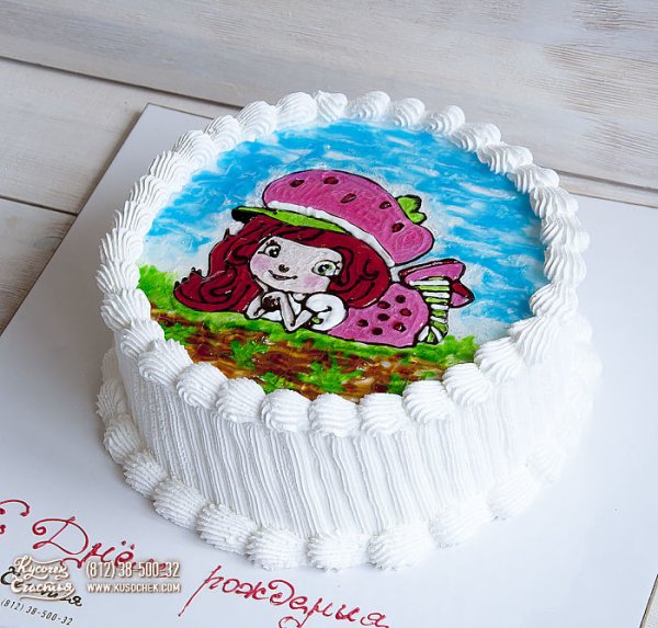 Кремовые торты с мультяшными героями