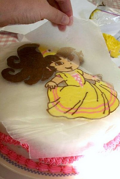 Рисование на мастике