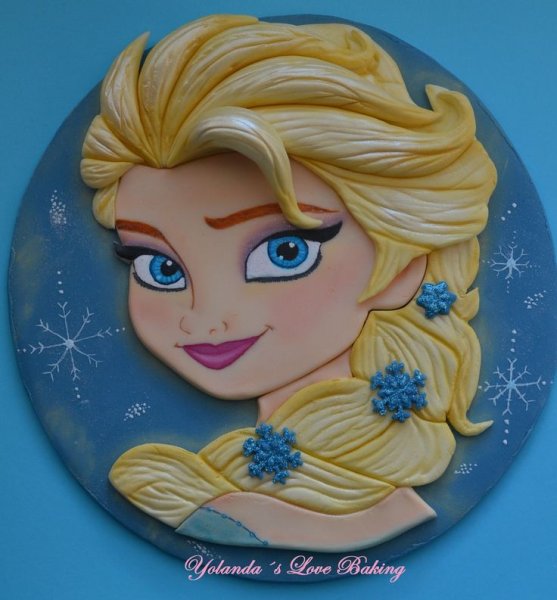 Торт принцесса Эльза