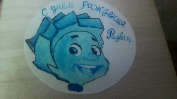 Торт с Ноликом из Фиксиков