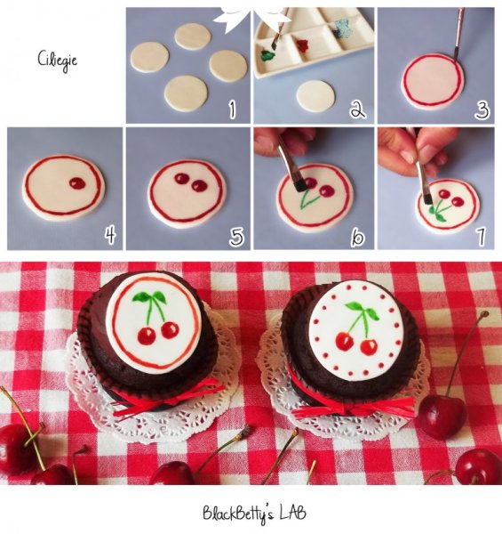 Рисование на мастике пищевыми красками