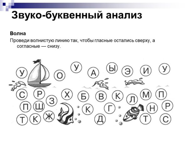 Наглядность звуки и буквы