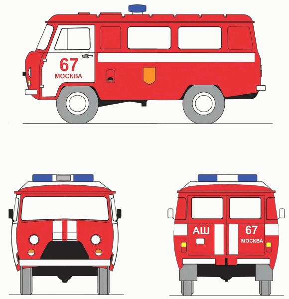 Цветографические схемы МЧС России