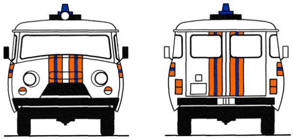 Машина газовой службы раскраска