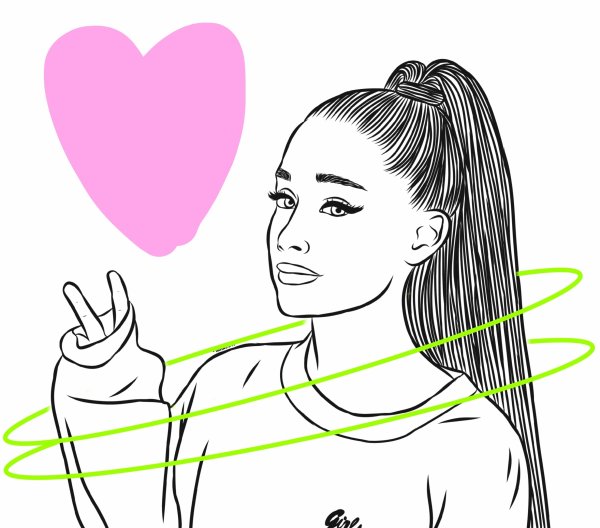 Милана Хаметова рисунок карандашом