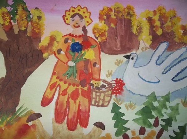 Нарисовать бабье лето