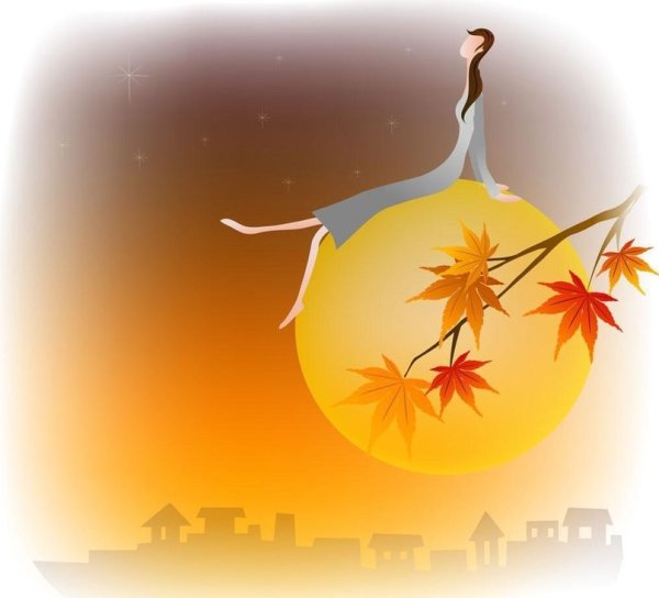 Смайлики бабье лето