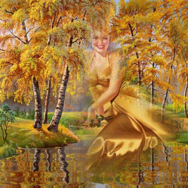 Золотая осень бабье лето