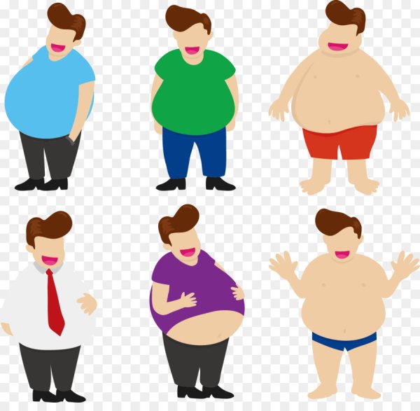 Рисование толстых людей