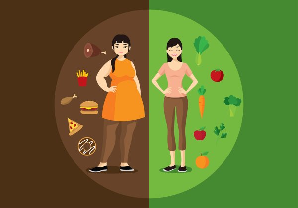 Похудение рисунок