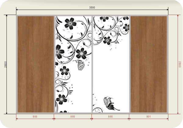 Шкаф-купе Сохо ЛДСП