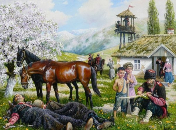 Андрей Лях художник живопись казаки