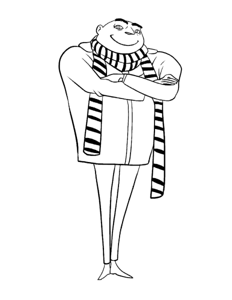 Раскраска Гадкий я 3 Грю