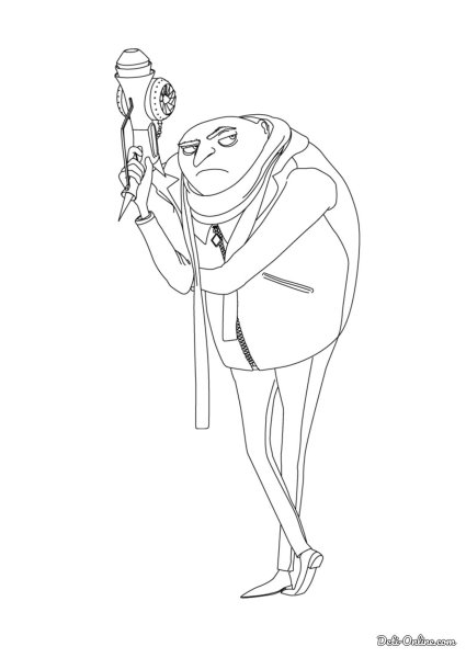 Раскраска Гадкий я 3 Грю