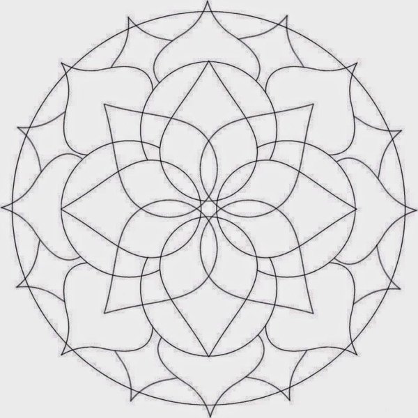 Рисунки циркулем