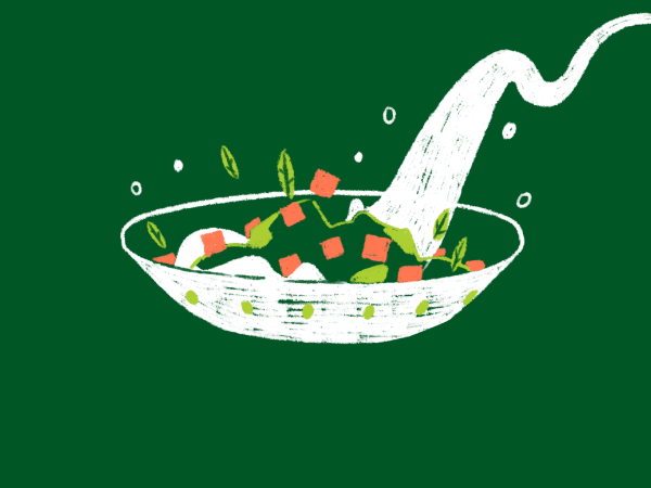 Окрошка мультяшная