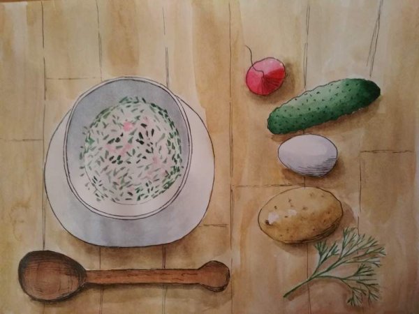 Окрошка для детей