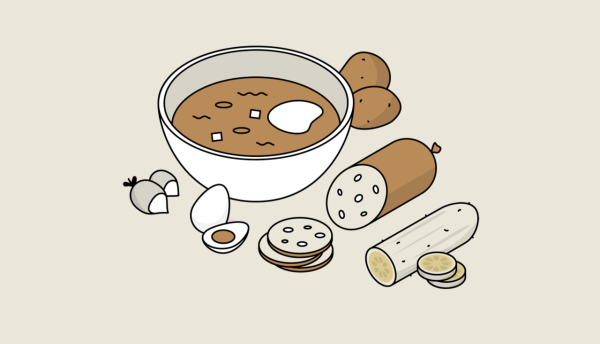 Окрошка раскраска