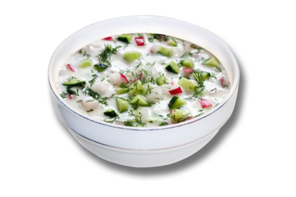 Окрошка на кефире