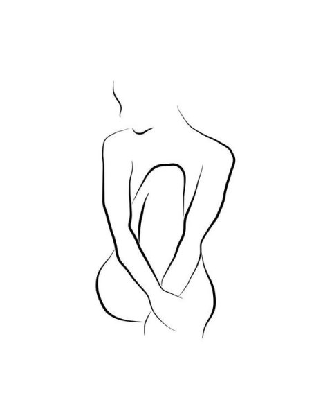 Очертания женского тела