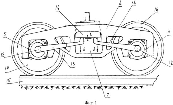 Схема колесная пара грузового вагона