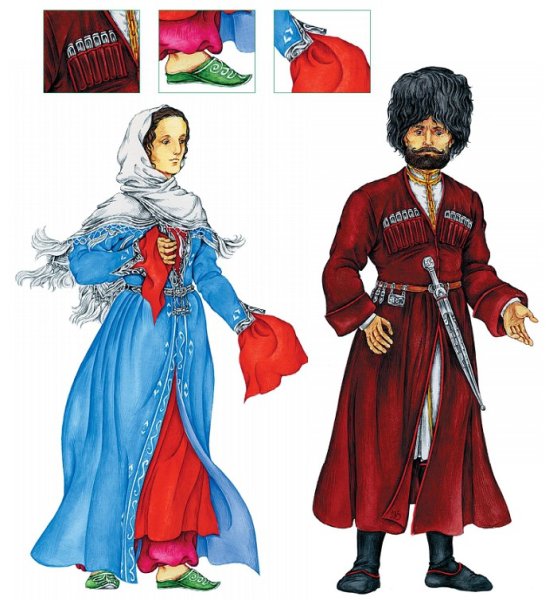 Народы Кавказа костюмы ингуши