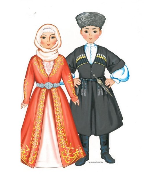 Казачий костюм рисунок