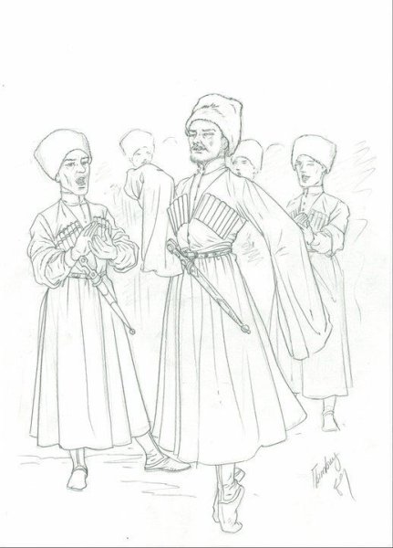 Чеченский народный костюм для детей