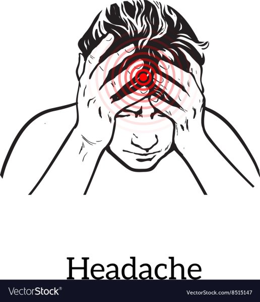 Головная боль иллюстрация
