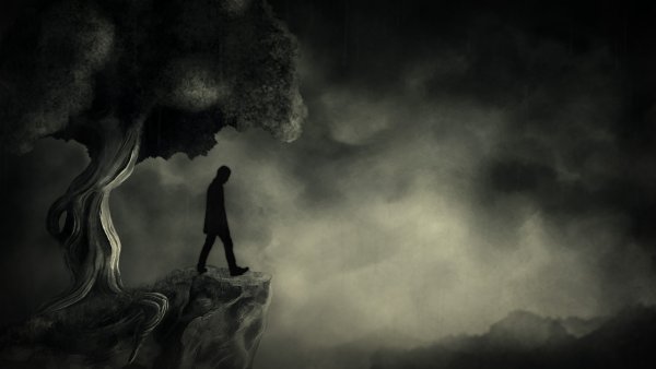 Человек у пропасти