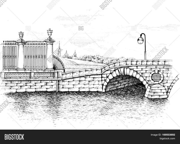 Рисование Нева и Набережные