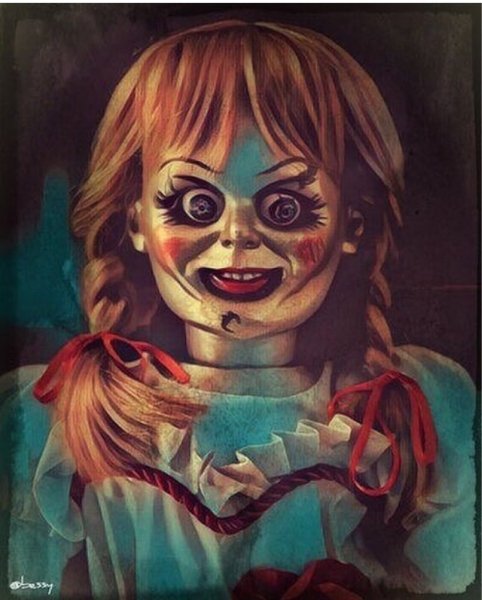 Страшные рисунки Анабель